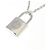 Collana Lockit in argento 925 Louis Vuitton Metallico - vista 3