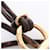Collana Monogram Louis Vuitton Oro Marrone - vista 4