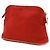 Hermès Pochette Bolide 20 in Tela Rossa Hermes Rosso - vista 2