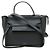 Belt Bag Céline Bolsa Celine de Cinto em Couro de Bezerro Texturizado 2 em 1 Preto