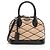 Louis Vuitton Alma BB Satchel aus Lammleder Malletage Braun Beige