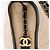 Chanel Gabrielle Medium Hobo en cuir de veau vieilli Marron Beige - vue 9