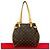 Bolso tote de cuero Monogram Batignolles Vertical de Louis Vuitton Metálico Bronce