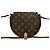 Borsa a spalla mini Tambourin in pelle Monogram Louis Vuitton Marrone - vista 2