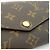 Portafoglio Lungo Monogramma Sarah di Louis Vuitton Marrone - vista 3