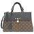 Louis Vuitton Monogram Venus beschichtete Canvas-Tasche Braun