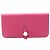 Hermès Cartera bifold larga Dogon de cuero Hermes Rosa