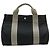 Hermès Cannes PM Canvas Tote Bag Schwarz