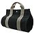 Hermès Cannes PM Canvas Tote Bag Schwarz - Ansicht 2