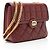 Borsa a spalla piccola in pelle di vitello Gucci Deco Rosso - vista 2