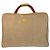 Borsa Boston Vintage Gucci Beige PVC Marrone