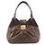 Borsa a Spalla Sistina Damier Louis Vuitton Marrone