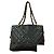 2.55 Chanel Matelassé Caviar Leder Tote Bag Schwarz