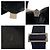 Bolsa mensageiro em nylon tessuto com logo triangular Prada Preto - vista 7