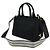Borsa Tote in Tela CANAPA di Prada Nero - vista 2