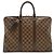 Borsa da viaggio d'affari Damier Louis Vuitton Marrone