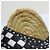 Sandali con zeppa Espadrille Christian Louboutin Nero Bianco Beige - vista 12