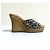 Sandali con zeppa Espadrille Christian Louboutin Nero Bianco Beige - vista 5