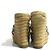 Sandali con zeppa Espadrille Christian Louboutin Nero Bianco Beige - vista 6