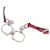 Hermès Etrier Double Tour Choker Silvery Red  - view 4