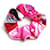 Hermès HERMES Scrunchie in Seta Claudia Rosa Multicolore  - vista 1