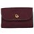 Borsa a spalla con catena Christian Dior in nylon bordeaux oro Auth SW1858 D'oro Bordò - vista 2