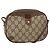Borsa Sherry Line GG Supreme Web di GUCCI in PVC beige e oro 89 02 066 Auth 156436 D'oro