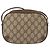 Borsa Sherry Line GG Supreme Web di GUCCI in PVC beige e oro 89 02 066 Auth 156436 D'oro - vista 3