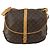 LOUIS VUITTON Borsa a Spalla Monogram Saumur 35 M42254 LV Auth 151754 Monogramma - vista 2