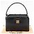 Céline Borsa a mano CELINE in pelle nera e oro Auth ki6217 Nero D'oro - vista 12