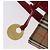 Borsa Tote Nova Check in Tela e Pelle BURBERRY Beige Rosso Oro Auth gh1367 D'oro - vista 10