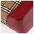 Borsa Tote Nova Check in Tela e Pelle BURBERRY Beige Rosso Oro Auth gh1367 D'oro - vista 15