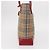 Borsa Tote Nova Check in Tela e Pelle BURBERRY Beige Rosso Oro Auth gh1367 D'oro - vista 3