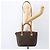 Céline Borsa a mano in tela Macadam CELINE in pelle PVC 2 in 1 marrone oro Auth ep12312 D'oro - vista 25