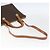 Céline Borsa a mano in tela Macadam CELINE in pelle PVC 2 in 1 marrone oro Auth ep12312 D'oro - vista 8