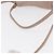 Chloé Borsa a mano Chloe Lily in pelle 2 in 1 rosa oro argento autentica BA8857 D'oro - vista 7