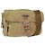 PRADA Shoulder Bag Nylon Beige Silver Auth ki6222 Silvery