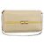 Borsa a Spalla Vala Chain in Pelle Beige Argento Auth BA8967 di Salvatore Ferragamo
