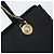 Borsa Tote Gianni Versace in nylon nero e oro Auth BA8787 D'oro - vista 10
