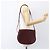 Cartier Borsa a spalla Must Line in pelle bordeaux e oro Auth mr1721 D'oro Bordò - vista 21