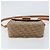 Borsa a Spalla in Tela Trotter Christian Dior Marrone Oro Auth 158816 D'oro - vista 11