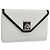 Céline Borsa a mano CELINE in pelle bianca e oro Auth mr1733 Bianco D'oro