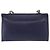 VALENTINO Bolso de Hombro de Cuero con Cadena y Estrellas Azul Marino Dorado Auth BA8756 - vista 2