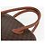 Céline Bolsa de mão em lona Macadam CELINE em couro PVC 2 em 1 marrom dourado Auth 157458V - vista 14