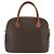 Céline Bolsa de mão em lona Macadam CELINE em couro PVC 2 em 1 marrom dourado Auth 157458V - vista 2