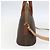Céline Bolsa de mão em lona Macadam CELINE em couro PVC 2 em 1 marrom dourado Auth 157458V - vista 3