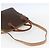 Céline Bolsa de mão em lona Macadam CELINE em couro PVC 2 em 1 marrom dourado Auth 157458V - vista 8