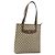 Gucci Borsa Tote GG Supreme in PVC beige e oro Auth ep12338 D'oro