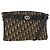 Borsa a Spalla in Tela Trotter Christian Dior Blu Navy Oro Auth bs31649 D'oro
