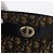 Borsa a Spalla in Tela Trotter Christian Dior Blu Navy Oro Auth bs31649 D'oro - vista 16